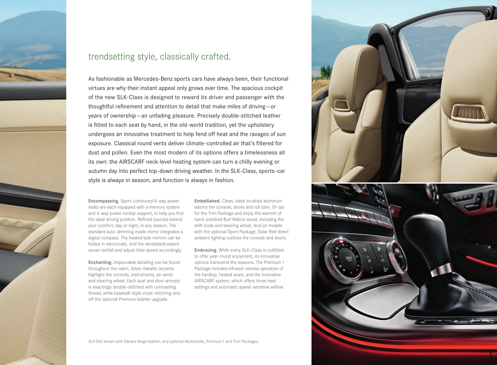 2012 Mercedes-Benz SLK Brochure Page 2